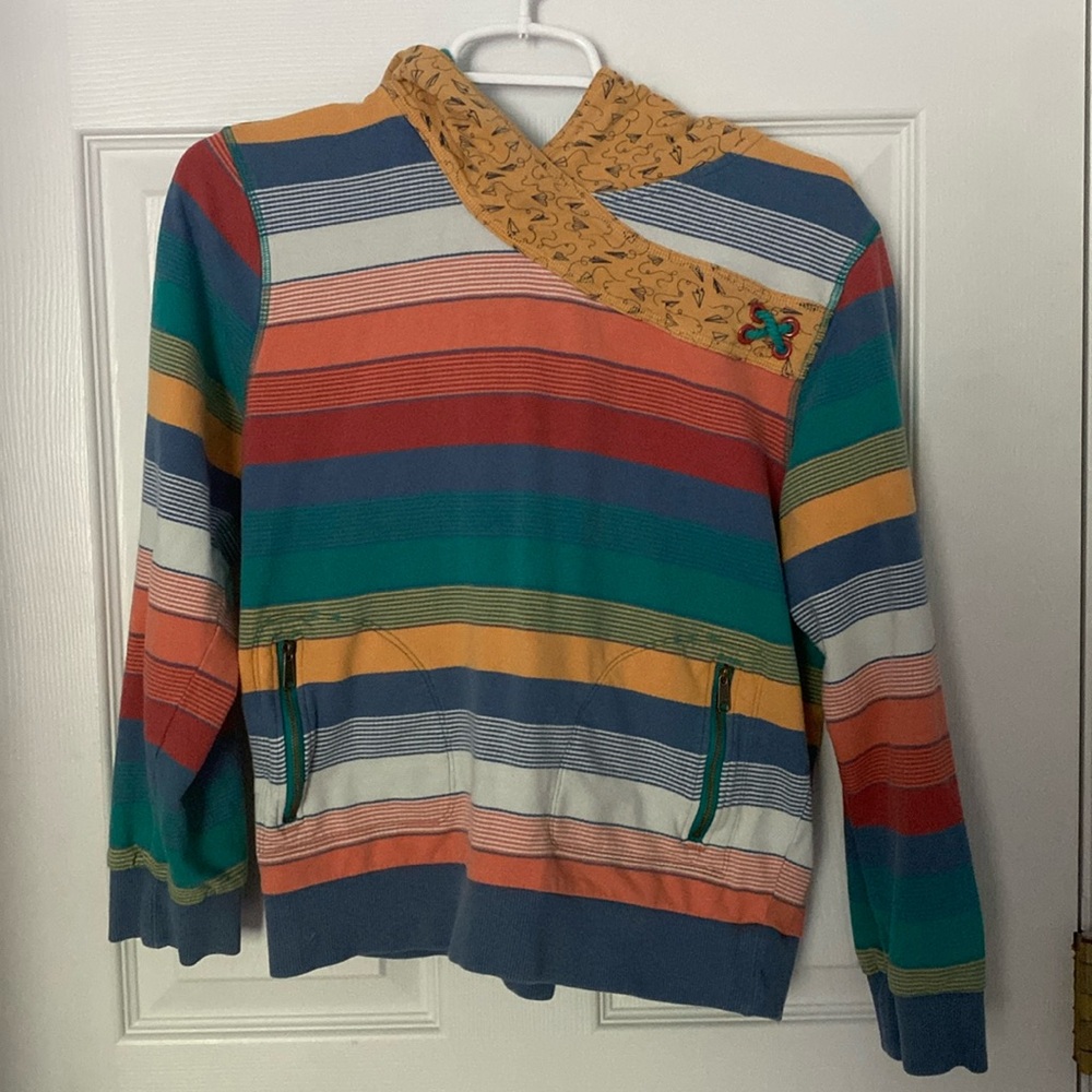 Matilda Jane Multicolor Striped Hoodie